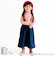 【当商品送料無料】パンツ キッズ 子供服 好評 デニム ガウチョ キュロット ズボン 長ズボン ロングパンツ 女の子 ガールズ おしゃれ かわいい