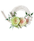 【当商品送料無料】リース 造花 通販 仏花 アレンジ お供え 花 お供え花 おしゃれ アレンジメント フェイクグリーン アーティフィシャルフラワー