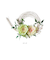 【当商品送料無料】リース 造花 通販 仏花 アレンジ お供え 花 お供え花 おしゃれ アレンジメント フェイクグリーン アーティフィシャルフラワー