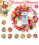 【当商品送料無料】ナチュラル リース Sサイズ 玄関 S 通販 造花 フラワーギフト 飾り フェイクフラワー アートフラワー アートフラワーリース
