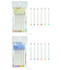 【当商品送料無料】蛍光ペン ６色セット 太さ 調節 通販 マルライナー 書き出しスムーズ ぷにぷに プニプニ 弾力 自由自在 MARU liner