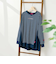 【当該商品送料無料】マリクレール プルオーバー 通販 MC 切替ボーダープルオーバー Tシャツ 長袖 ボーダーT ロンT ボーダーTシャツ