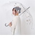 【当該商品送料無料】ビニール傘 レディース 通販 透明 傘 おしゃれ 長傘 耐風 雨傘 カサ かさ ビニール傘おしゃれ 58cm グラスファイバー骨