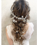 【当該商品送料無料】ブライダル ヘアアクセサリー 通販 ヘアピン 6本セット 星 大きめ スターモチーフ 月モチーフ おしゃれ 大人 結婚式 花嫁