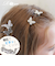 【当該商品送料無料】ヘアクリップ キッズ 通販 ヘア クリップ 68372302 チョーチョヘアピン 蝶々 キラキラ 子供 女の子 卒園式 入学式