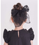 【当該商品送料無料】キッズ ヘアゴム リボン 通販 レース 48182102 ケイティ総レース立体リボンヘアゴム 大きめ 女の子 大人っぽい 卒園式