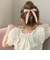 【当該商品送料無料】キッズ ヘアゴム リボン 通販 パステルカラー 58292201 ちゅきちゅきリボンヘアゴム 小さめ 女の子 大人っぽい 卒園式