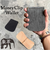 【当該商品送料無料】二つ折り マネークリップ 財布 通販 日本製 さいふ 革 革財布 お札ホルダー 象革 レザー カードホルダー コンパクト