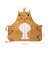 【当該商品送料無料】AND PACKABLE アンドパッカブル エプロン 猫 通販 前掛 前掛け ワークエプロン カフェエプロン 猫モチーフ ネコ