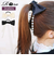 【当該商品送料無料】キッズ ヘアゴム リボン 通販 パールチェーン 58392202 ジューリーヘアゴム 大きめ 女の子 大人っぽい 卒園式 入学式