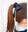 【当該商品送料無料】キッズ ヘアゴム リボン 通販 パールチェーン 58392202 ジューリーヘアゴム 大きめ 女の子 大人っぽい 卒園式 入学式
