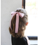 【当該商品送料無料】キッズ ヘアゴム リボン 通販 ひらひら 68402302 カノンリボンヘアゴム 大きめ 女の子 大人っぽい 卒園式 入学式