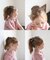 【当該商品送料無料】キッズ ヘアゴム リボン 通販 千鳥格子 千鳥柄 68552302 ハウンドトゥースリボンバレッタ＆ヘアゴム 小さめ 女の子