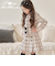 【当該商品送料無料】キッズ スーツ 入学式 女の子 通販 ツイード セットアップ 42202102 フォーマルスーツ 上下セット 子ども 入園式