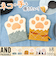 【当該商品送料無料】AND PACKABLE アンドパッカブル 鍋つかみ ミトン 猫モチーフ 通販 キッチンミトン なぺつかみ 片手ミトン