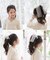 【当該商品送料無料】キッズ ヘアゴム リボン 通販 オーガンジー パール 68062301 ウナスヘアゴム 大きめ 女の子 大人っぽい 卒園式