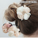 【当該商品送料無料】ヘアゴム キッズ おしゃれ 通販 お花 フラワー 10003668 メルシアポニーテール 小さめ 女の子 大人っぽい 卒園式