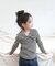 【当該商品送料無料】女の子 キッズ 長袖 Tシャツ 通販 ロンT 53062202 長袖Tシャツ カットソー リボン ボーダー おしゃれ かわいい