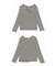 【当該商品送料無料】女の子 キッズ 長袖 Tシャツ 通販 ロンT 53062202 長袖Tシャツ カットソー リボン ボーダー おしゃれ かわいい