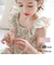 【当該商品送料無料】キッズ ノースリーブ 女の子 通販 タンクトップ 63042301 Tシャツ 半袖 夏服 袖なし フリル 綿 コットン 襟付き