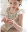 【当該商品送料無料】キッズ ノースリーブ 女の子 通販 タンクトップ 63042301 Tシャツ 半袖 夏服 袖なし フリル 綿 コットン 襟付き