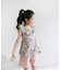 【当該商品送料無料】キッズ ノースリーブ 女の子 通販 タンクトップ 63042301 Tシャツ 半袖 夏服 袖なし フリル 綿 コットン 襟付き
