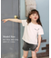 【当該商品送料無料】キッズ Tシャツ 半袖 女の子 通販 カットソー 73062401 半袖Tシャツ 夏服 ねこ 猫 ネコ 刺繍 パール シンプル
