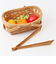 【当該商品送料無料】トング 木製 木製トング 通販 取り分け 折り畳み 折りたたみ スリム コンパクト ウッド タイ 上質 チークツリー