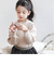 【当該商品送料無料】女の子 キッズ 長袖 Tシャツ 通販 ロンT 53012202 長袖Tシャツ カットソー フリル パフスリーブ おしゃれ