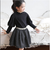 【当該商品送料無料】女の子 キッズ 長袖 Tシャツ 通販 ロンT 53012202 長袖Tシャツ カットソー フリル パフスリーブ おしゃれ