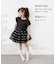 【当該商品送料無料】キッズ Tシャツ 半袖 女の子 通販 カットソー 73042401 半袖Tシャツ 夏服 フリル リボン フリル袖 カジュアル