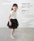【当該商品送料無料】キッズ Tシャツ 半袖 女の子 通販 カットソー 73042401 半袖Tシャツ 夏服 フリル リボン フリル袖 カジュアル