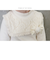 【当該商品送料無料】女の子 キッズ 長袖 Tシャツ 通販 ロンT 10006035 長袖Tシャツ カットソー レース スクエアカラー おしゃれ