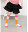 【当該商品送料無料】キッズ 女の子 ハイソックス 靴下 通販 しましま靴下 ソックス くつ下 膝下 配色 切り替え 子供 こども 子ども カジュアル