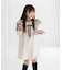 【当該商品送料無料】キッズ ワンピース 女の子 長袖 通販 キッズワンピース 42122102 長袖ワンピース 冬 秋冬 フリル リボン Aライン