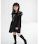 【当該商品送料無料】キッズ ワンピース 女の子 長袖 通販 キッズワンピース 42122102 長袖ワンピース 冬 秋冬 フリル リボン Aライン