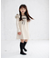 【当該商品送料無料】キッズ ワンピース 女の子 長袖 通販 キッズワンピース 42122102 長袖ワンピース 冬 秋冬 フリル リボン Aライン