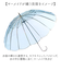 【当該商品送料無料】wpc ワールドパーティ ビニール傘 レディ－ス 通販 長傘 雨傘 傘 かさ カサ アンブレラ 透明 クリア カジュアル