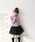 【当該商品送料無料】女の子 キッズ 長袖 Tシャツ 通販 ロンT 73022402 長袖Tシャツ カットソー リボン ボートネック おしゃれ