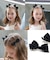 【当該商品送料無料】ヘアクリップ リボン 小さめ 2個セット 通販 ヘア クリップ ヘアピン 髪飾り 髪留め キッズ 女の子 子供 子ども こども