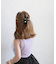 【当該商品送料無料】ヘアクリップ キッズ 通販 ヘア クリップ 68512302 るい蝶リボンバンスクリップ リボン パール 子供 女の子