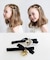 【当該商品送料無料】黒リボン ヘアクリップ 通販 ヘア クリップ ヘアピン 髪飾り 髪留め キッズ 女の子 子供 子ども こども おしゃれ かわいい