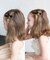 【当該商品送料無料】黒リボン ヘアクリップ 通販 ヘア クリップ ヘアピン 髪飾り 髪留め キッズ 女の子 子供 子ども こども おしゃれ かわいい
