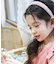 【当該商品送料無料】Rora カチューシャ 通販 ツイード 58532202 髪飾り ヘッドドレス 子供 女の子 フォーマル 可愛い おしゃれ