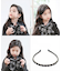 【当該商品送料無料】ツイード カチューシャ キッズ シンプル 通販 ヘッドドレス 女の子 子供 子ども こども セレモニー 卒園式 入学式 卒業式