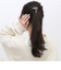 【当商品送料無料】ポニーフック かわいい 通販 ヘアアクセサリー ヘアアレンジ ヘアフック ヘアーカフス 髪飾り レディース おしゃれ 可愛い