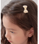 【当商品送料無料】Rora ヘアクリップ キッズ 通販 サラン リボンヘアクリップ ヘアピン 髪飾り 髪留め パール リボン ゴールド 女の子 子供