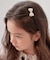 【当商品送料無料】Rora ヘアクリップ キッズ 通販 サラン リボンヘアクリップ ヘアピン 髪飾り 髪留め パール リボン ゴールド 女の子 子供