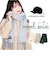 【当商品送料無料】SCANDINAVIAN FOREST マフラー 2WAY 251-CESF201 通販 首巻き 襟巻き スヌード ウールミックス