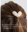 【当商品送料無料】Rora ポニーフック 通販 ハートン 髪飾り ポニー フック ヘアカフ ヘアフック ポニーテール ハート パール ゴールド
